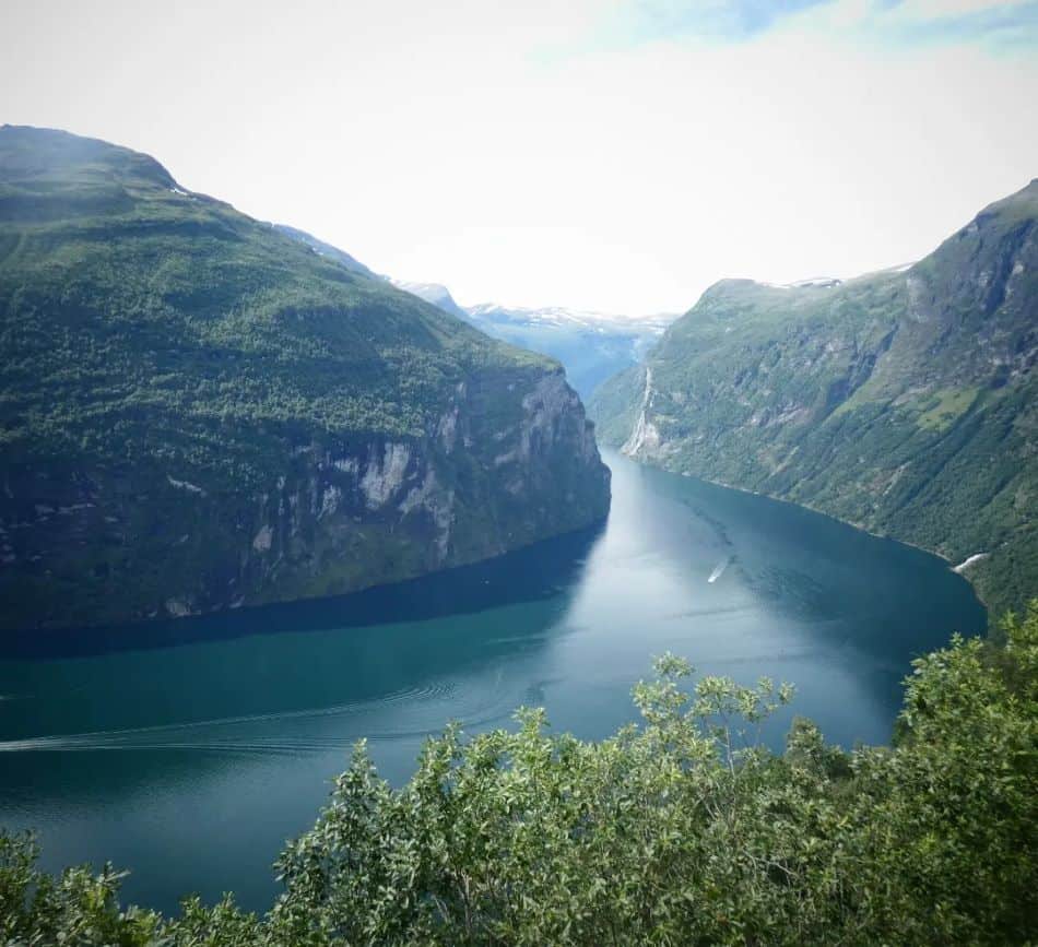 Fiordo de Geiranger noruega