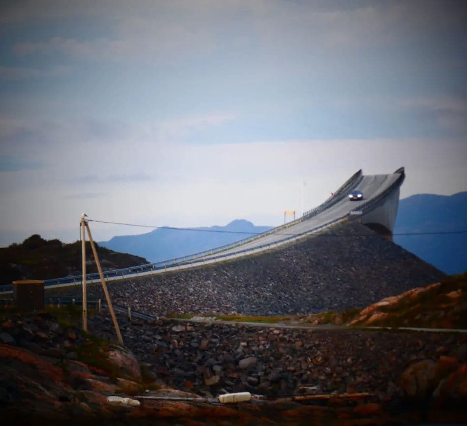 atlantic road de Eide y Averoy noruega