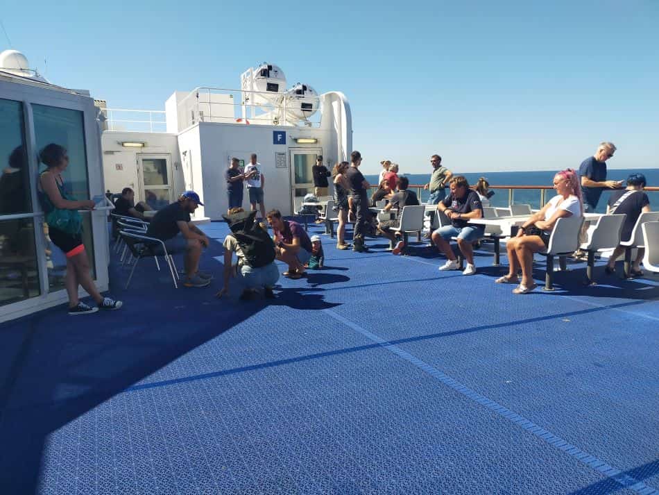 ferry alemania dinamarca en camper